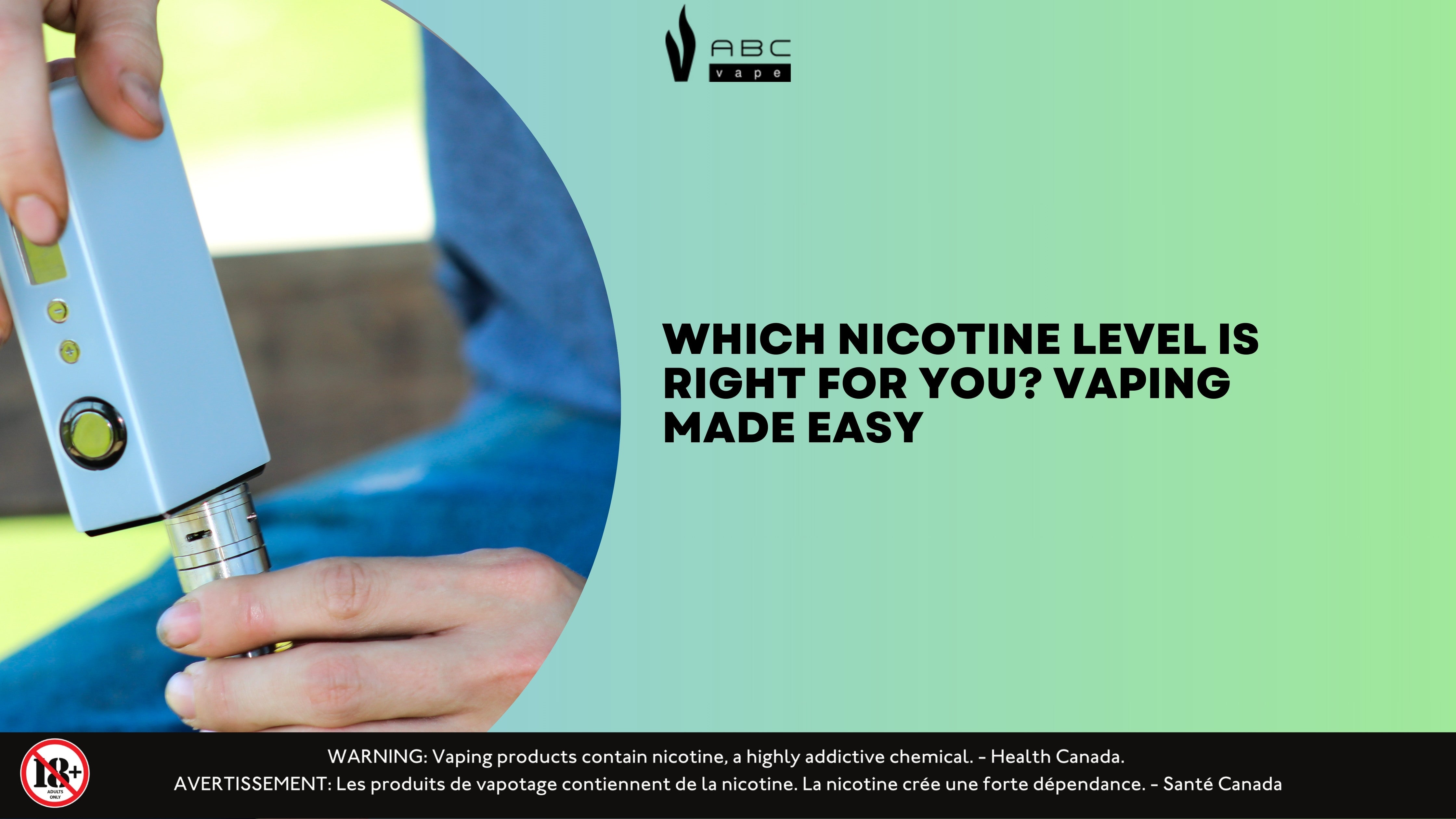 Quel niveau de nicotine vous convient ? Guide complet – ABC Vape