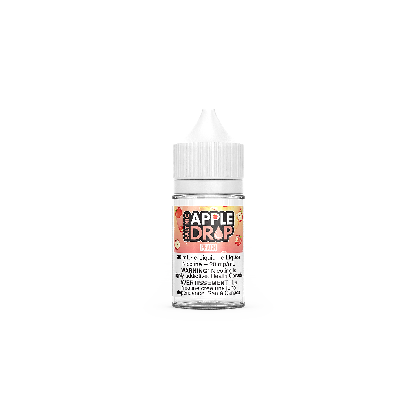 APPLE DROP NIC SALT E-LIQUID - Peach 30ml