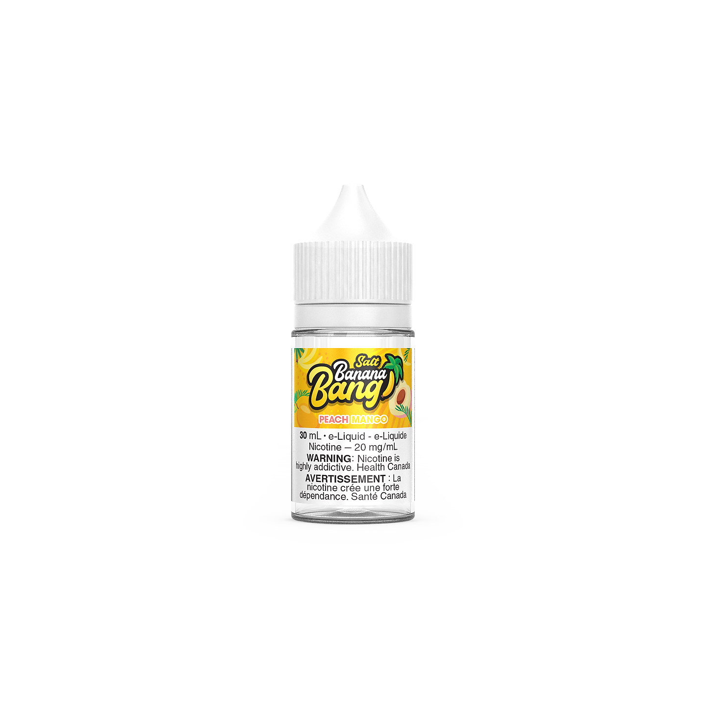 BANANA BANG NIC SALT E-liquide - Pêche Mangue 30ml