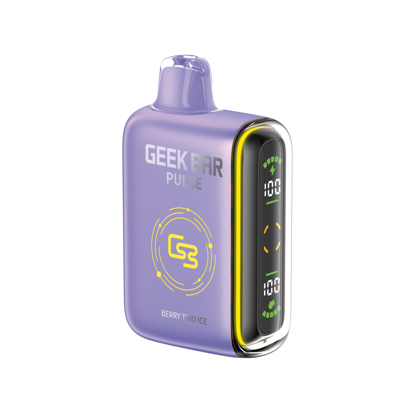 Geek Bar Pluse 9K 9000 Puffs Berry Trio Ice Puissance réglable Rechargeable Jetable 20Mg
