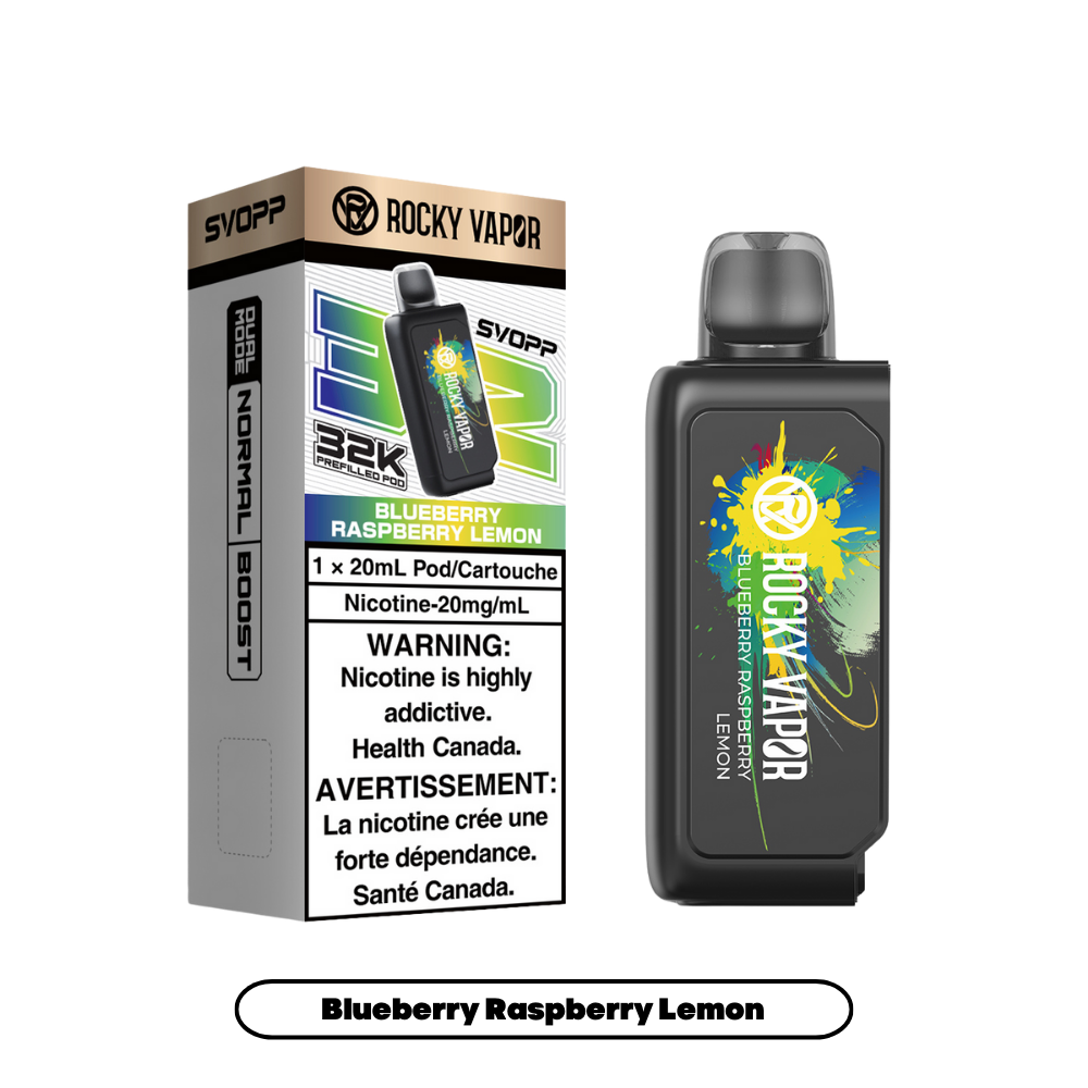 Svopp Rocky Vapor 32K Puffs (Prefilled Pods) - Blue Razz Lemon