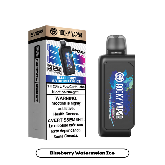 Svopp Rocky Vapor 32K Puffs (Prefilled Pods) - Blue Watermelon Ice