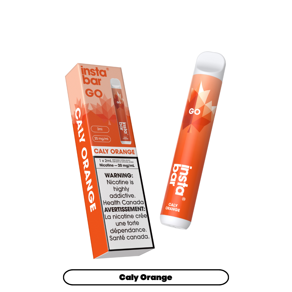 Insta Bar Go 1200 Puffs - Caly Orange Disposable Vape 20Mg