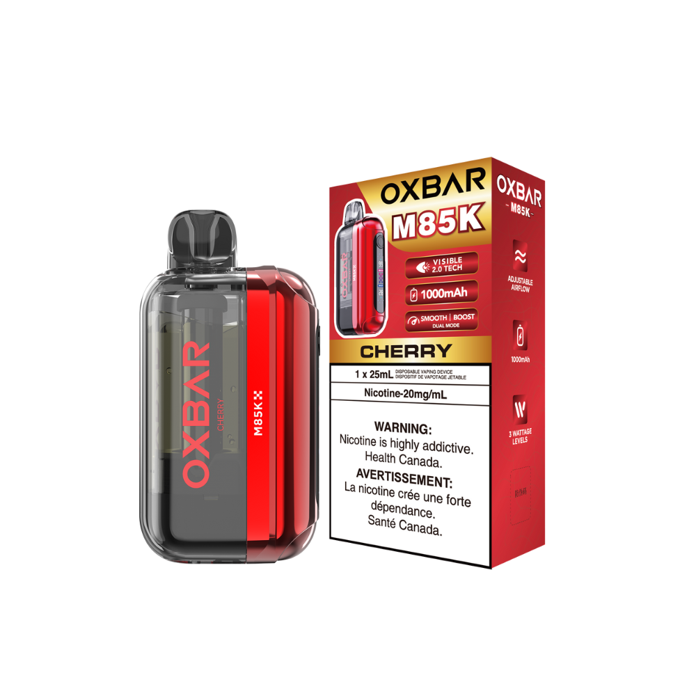 Oxbar M85K 85K Puffs - Cherry Rechargeable Disposable Vape 20Mg