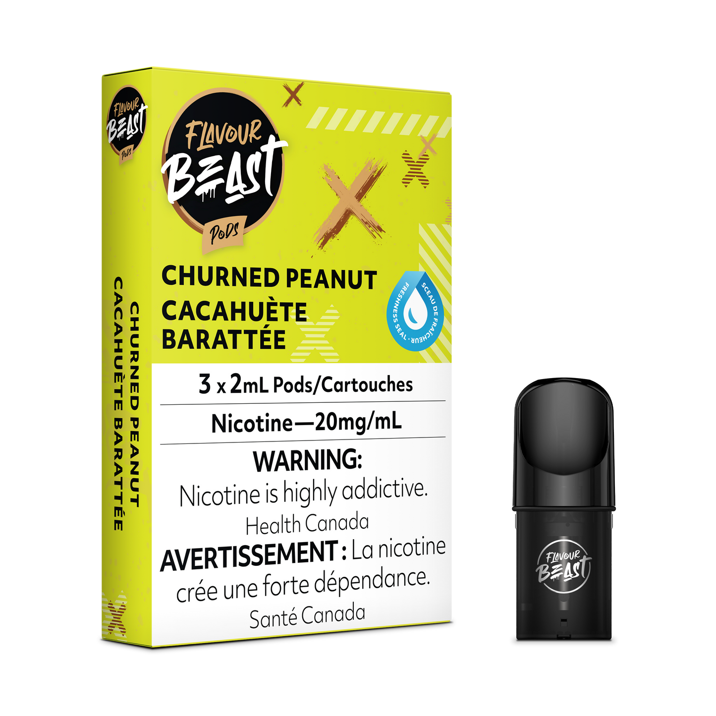 Gousses de cacahuètes barattées Flavour Beast