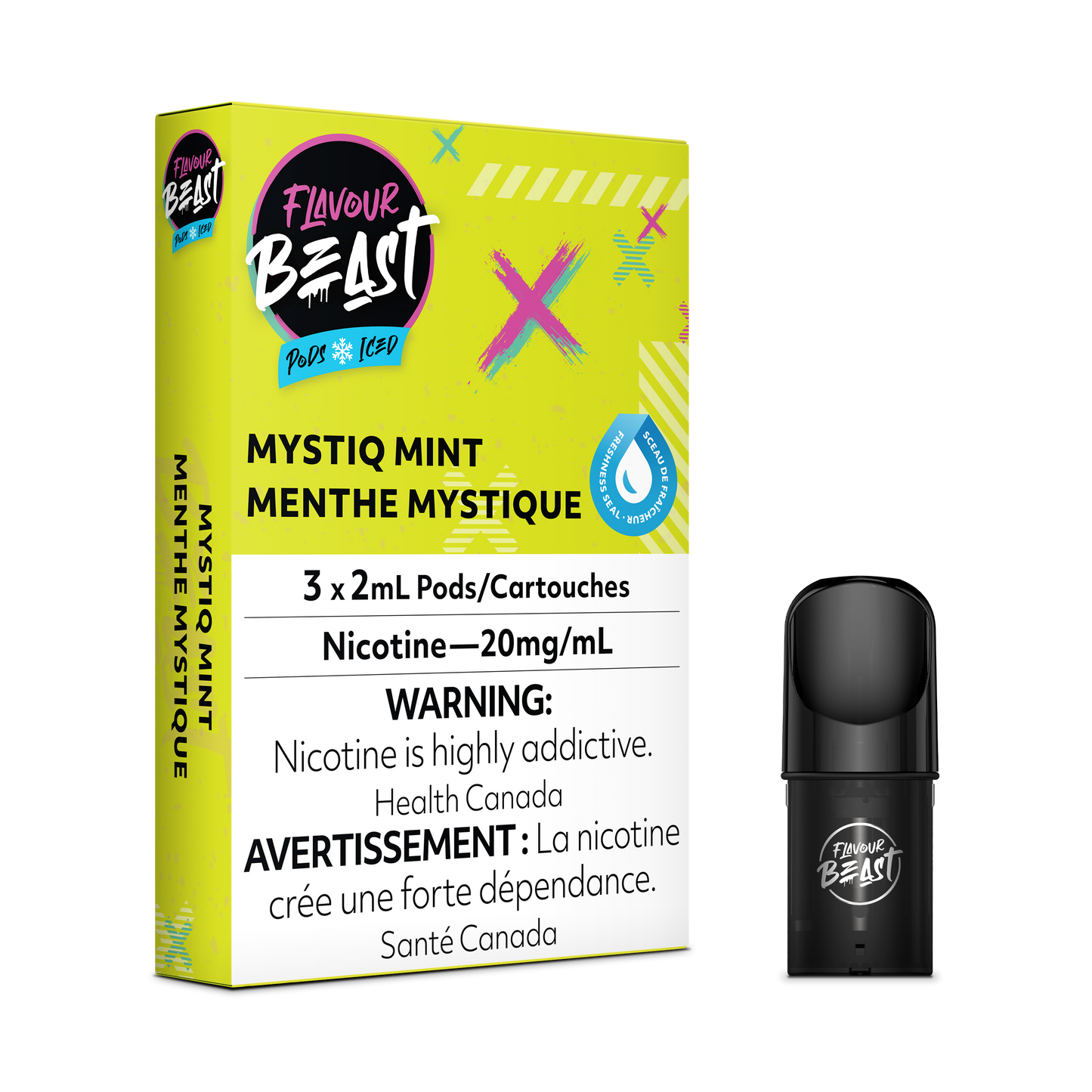 Gousses Flavour Beast Mystiq Menthe