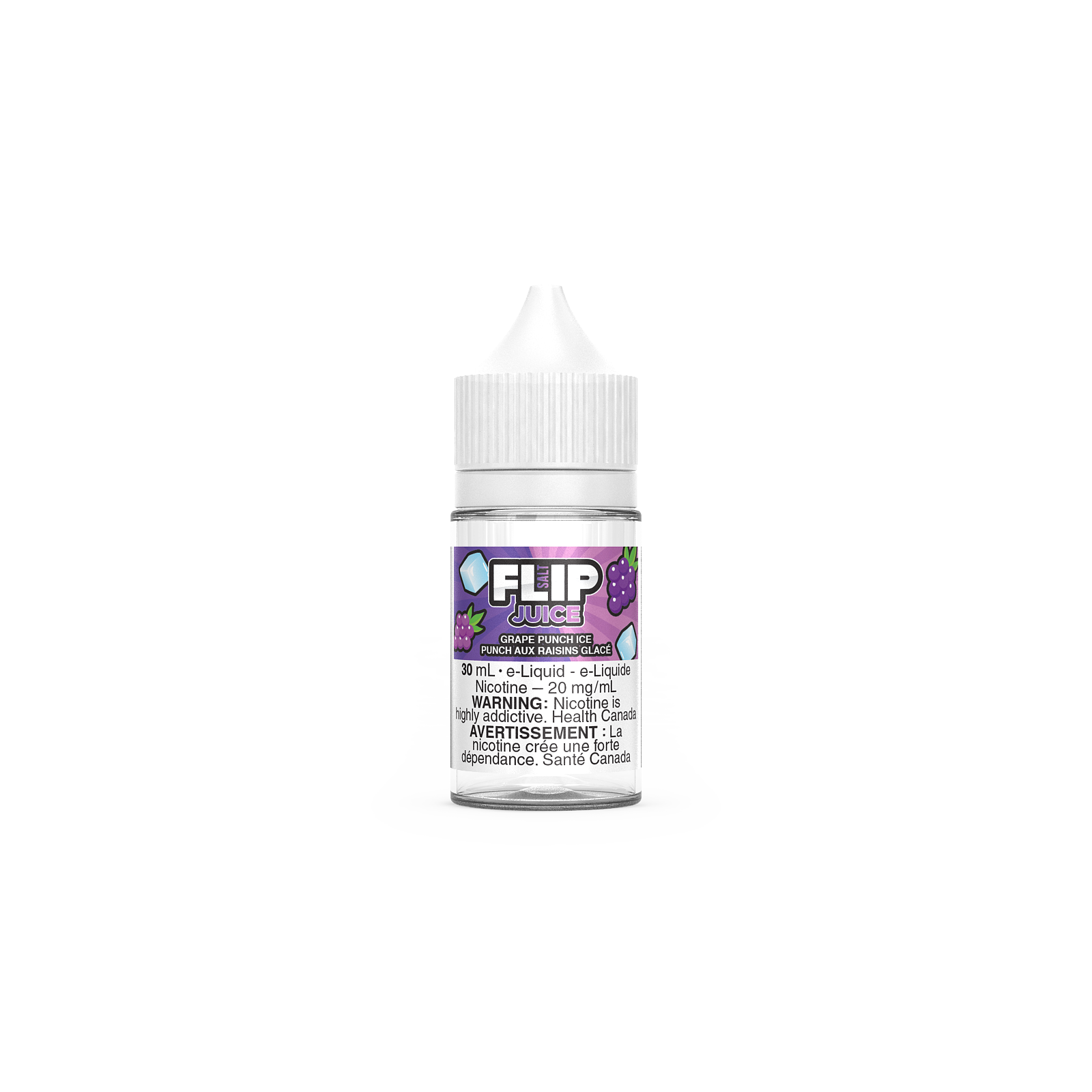 Flip Juice Grape Punch Ice Sel de Nicotine E-Liquide – 30ml