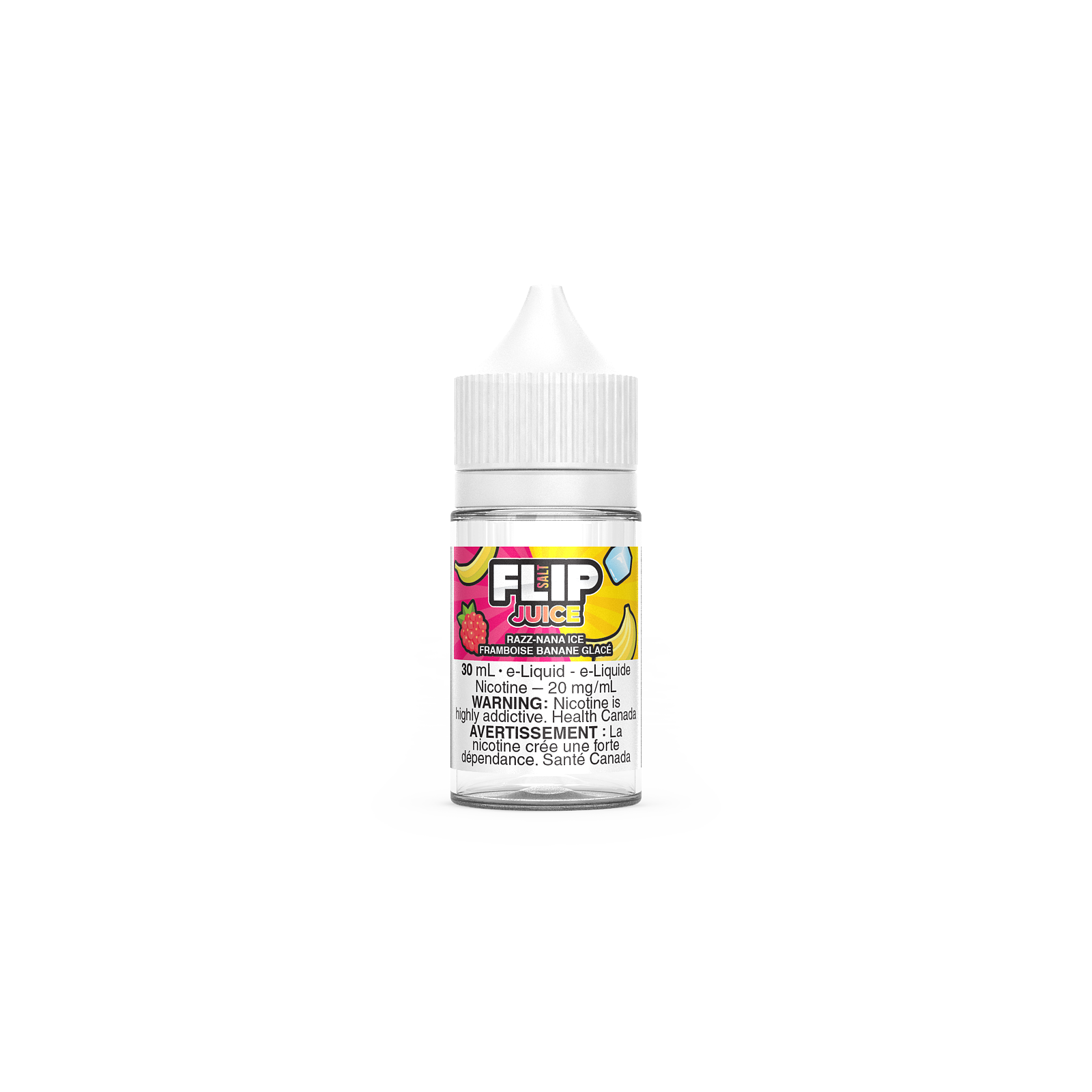 Flip Juice Razz-Nana Ice Nic Salt E-Liquid – 30ml