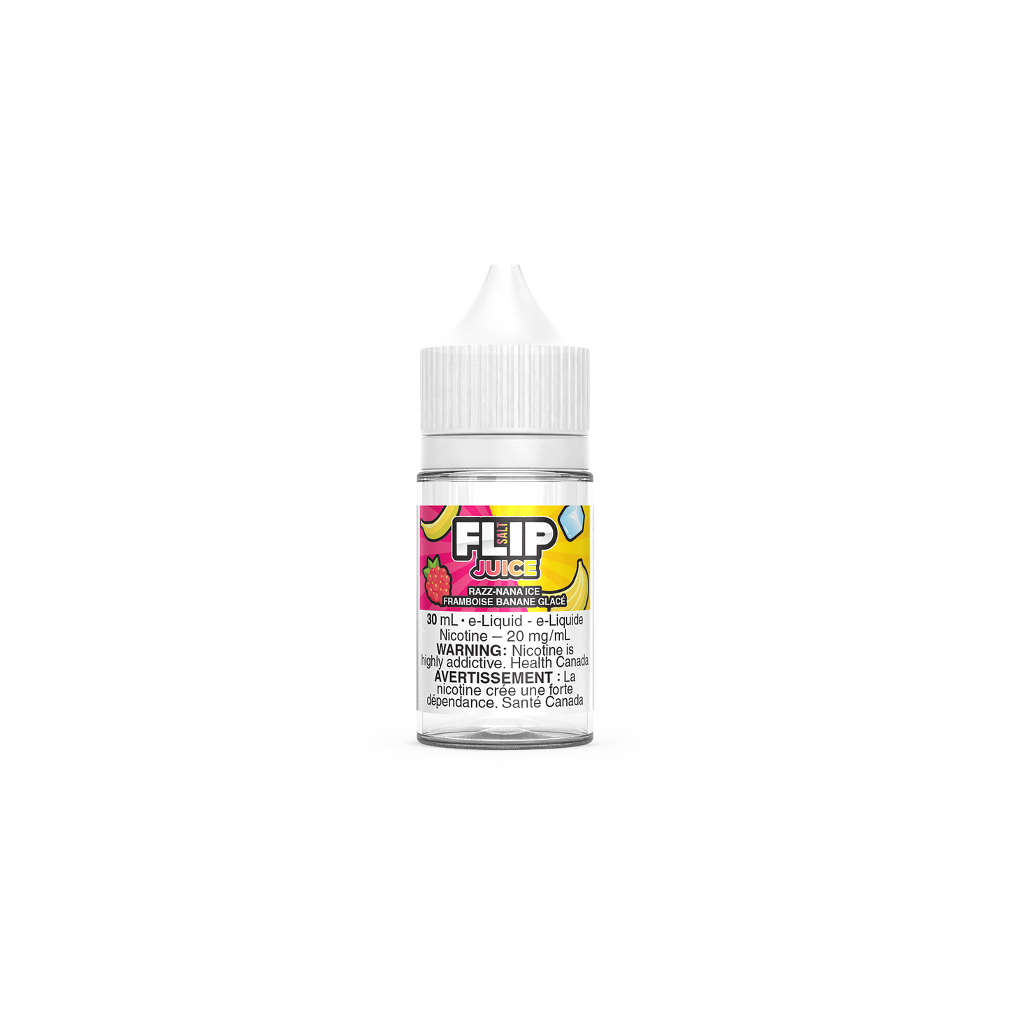 Flip Juice Razz-Nana Ice Nic Salt E-Liquid – 30ml