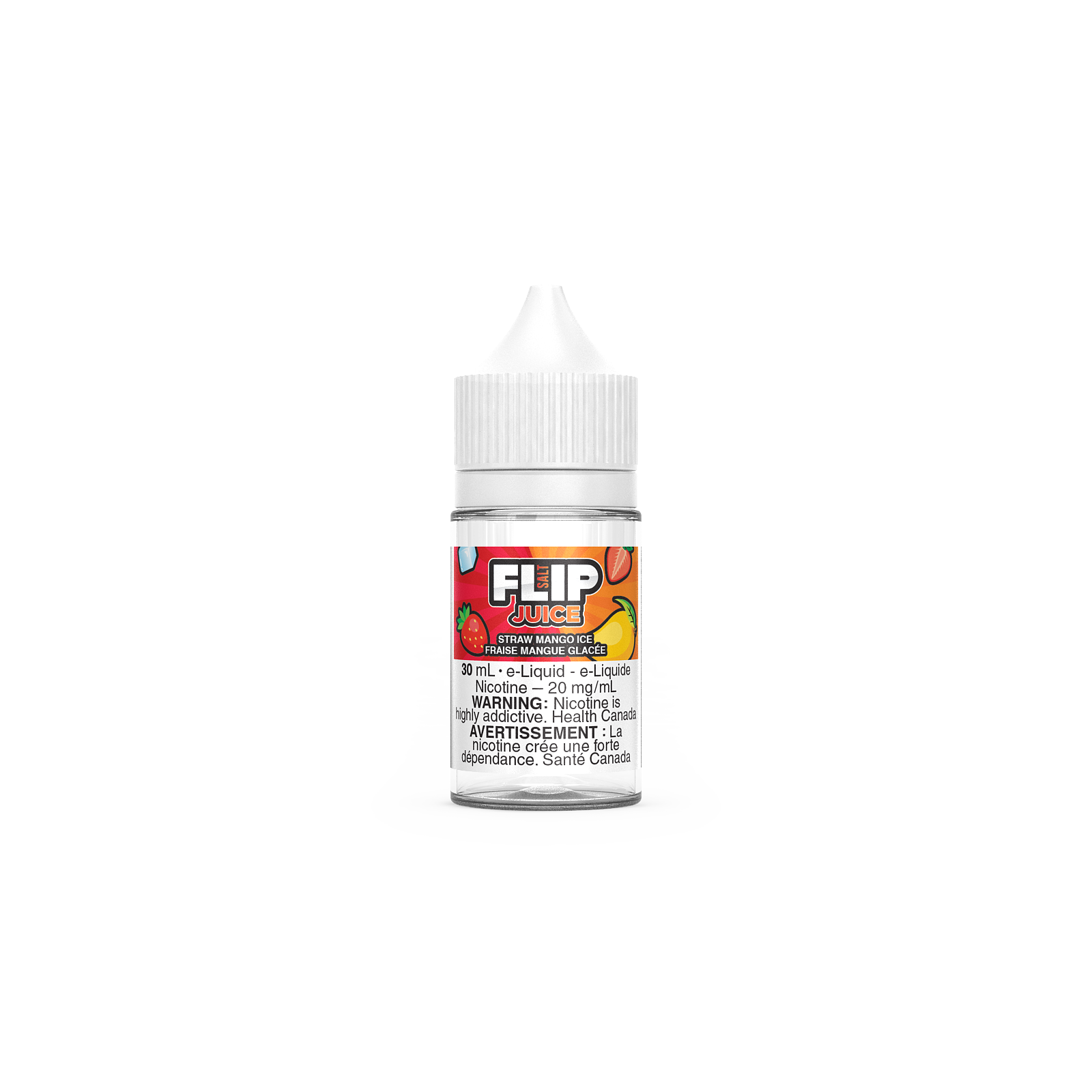 Flip Juice Straw Mango Ice Nic Salt E-Liquid – 30ml