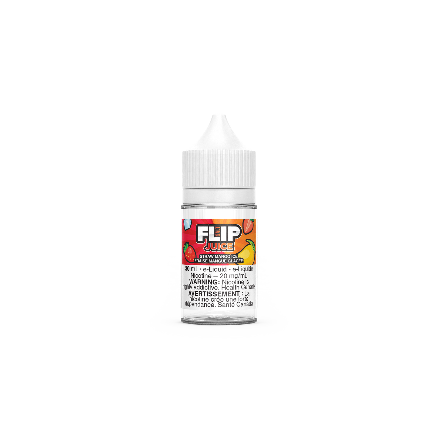 Flip Juice Straw Mango Ice Nic Salt E-Liquid – 30ml
