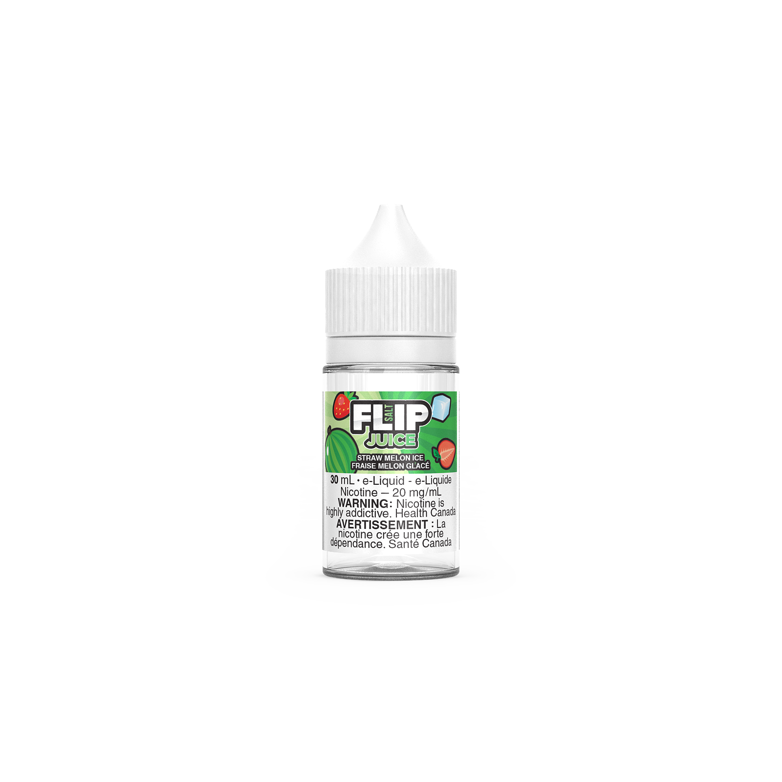 Flip Juice Straw Melon Ice Nic Salt E-Liquid – 30ml