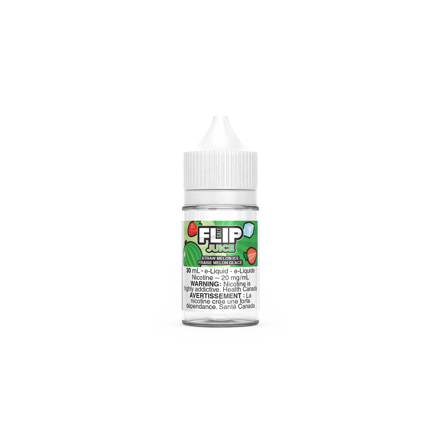Flip Juice Straw Melon Ice Nic Salt E-Liquid – 30ml