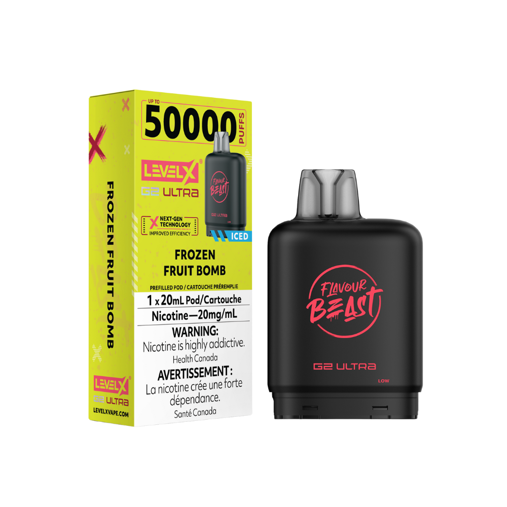 Flavour Beast Level X G2 Ultra 50K (Prefilled Pods) - Frozen Fruit Bomb Iced