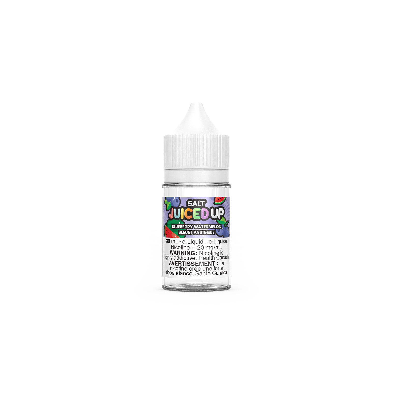 Juiced Up Sel de Nicotine Myrtille Pastèque E-Liquide – 30ml