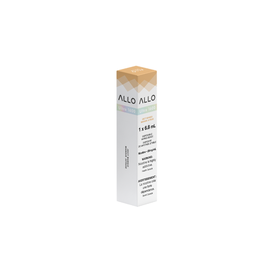 Allo Ultra 1600 Bouffées Mangue Juteuse Vape Jetable Rechargeable 20Mg
