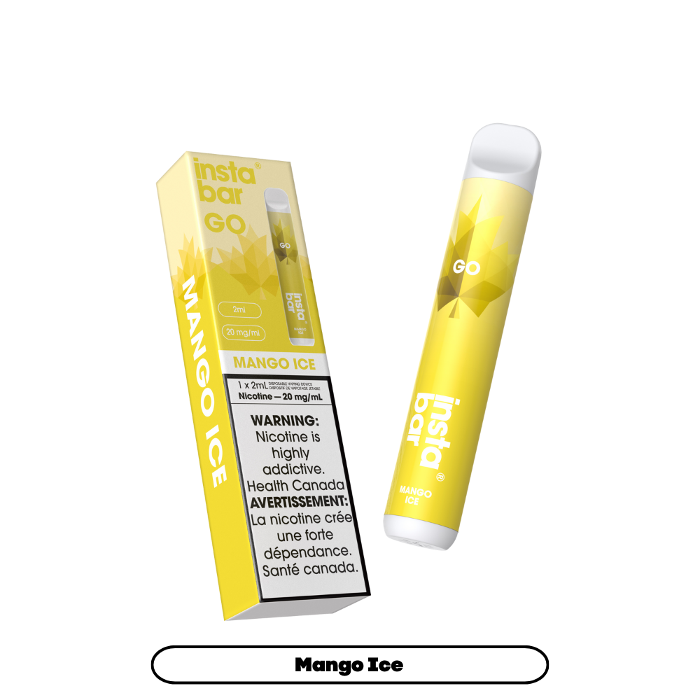 Insta Bar Go 1200 bouffées - Vape jetable Mangue Glacée 20Mg