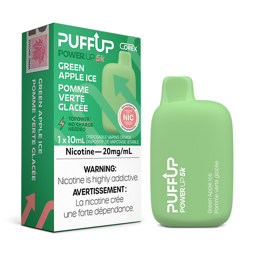 PuffUp 5K – Glace à la pomme verte