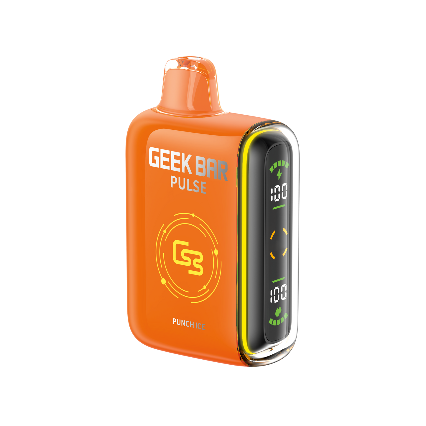Geek Bar Pluse 9K 9000 Puffs Punch Ice Adjustable Wattage Rechargeable Disposable 20Mg