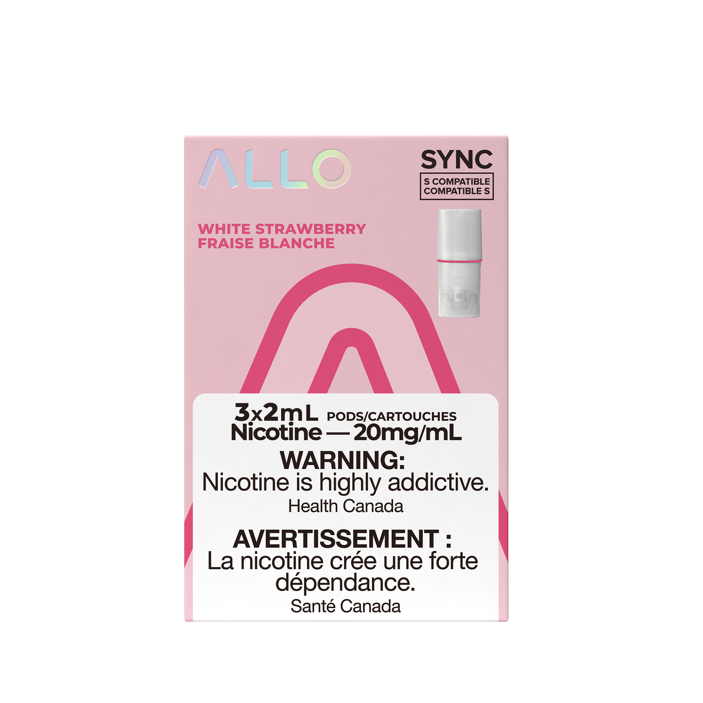 ALLO SYNC Fraise Blanche