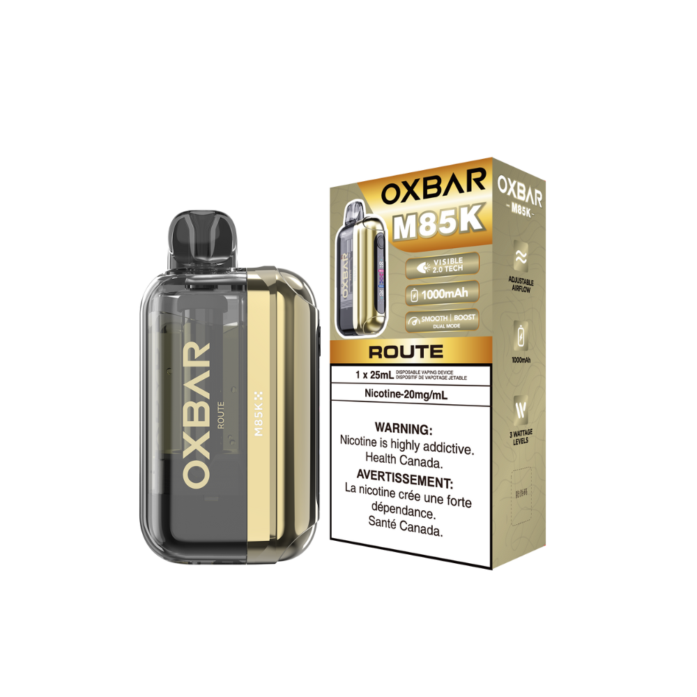 Oxbar M85K 85K Puffs - Route Rechargeable Disposable Vape 20Mg
