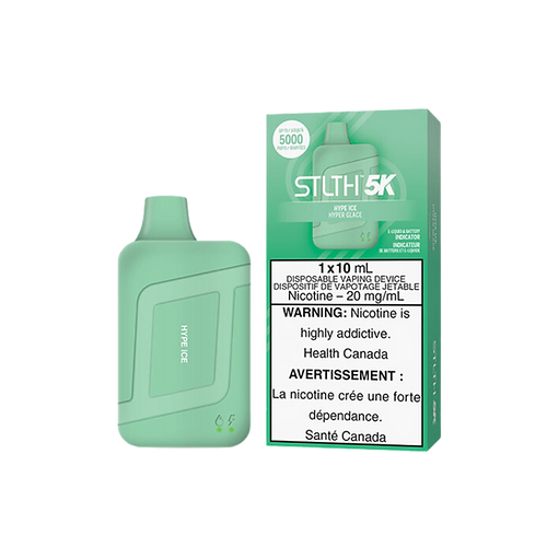 STLTH 5K Puffs Hype Ice Vape jetable rechargeable 20 mg