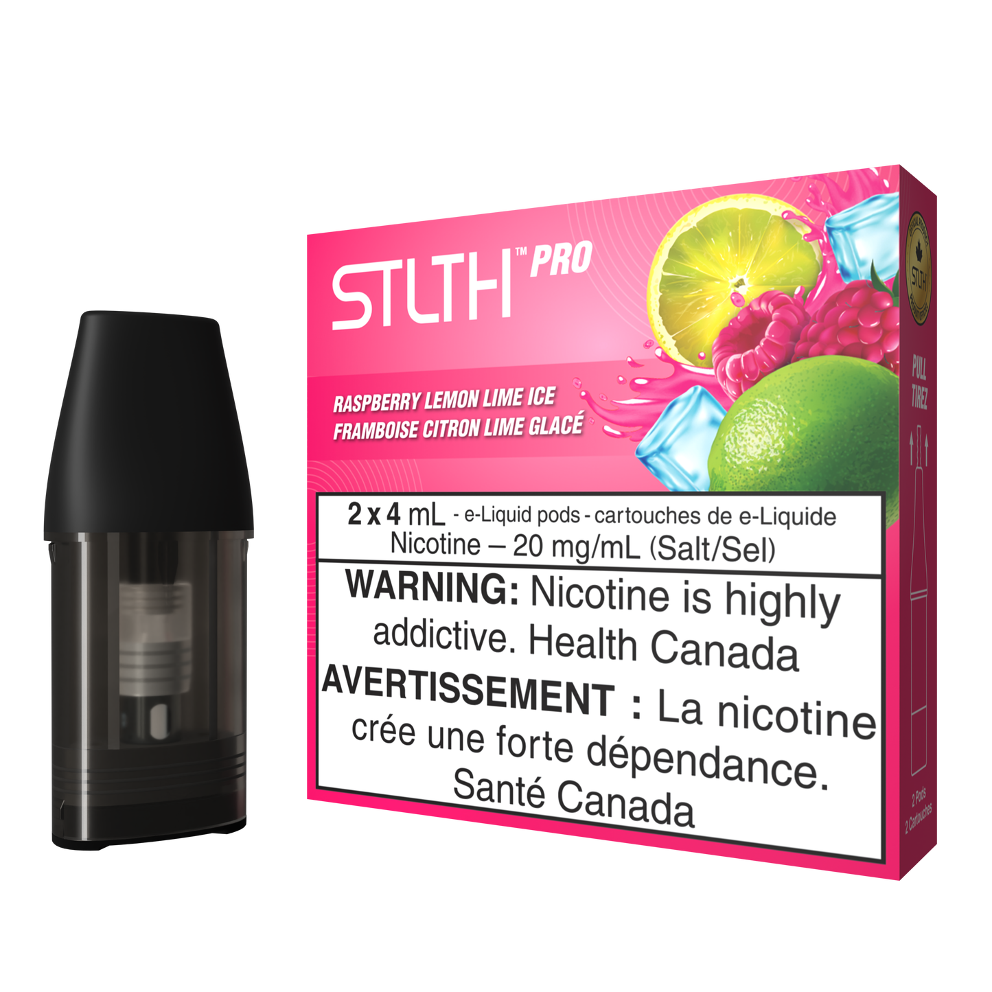 STLTH Pro Pods Framboise Citron Citron Vert Glacé