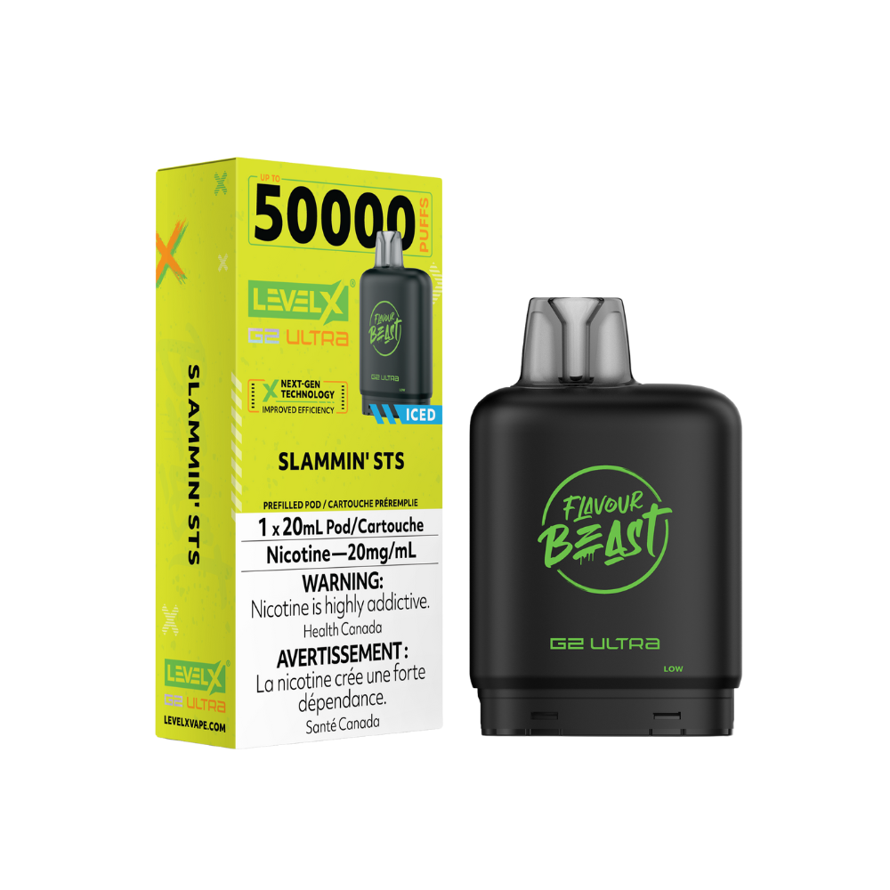 Flavour Beast Level X G2 Ultra 50K (Prefilled Pods) - Slammin' STS Iced