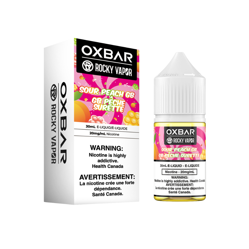 Oxbar Rocky Vapor E-liquids - Sour Peach GB 30ml