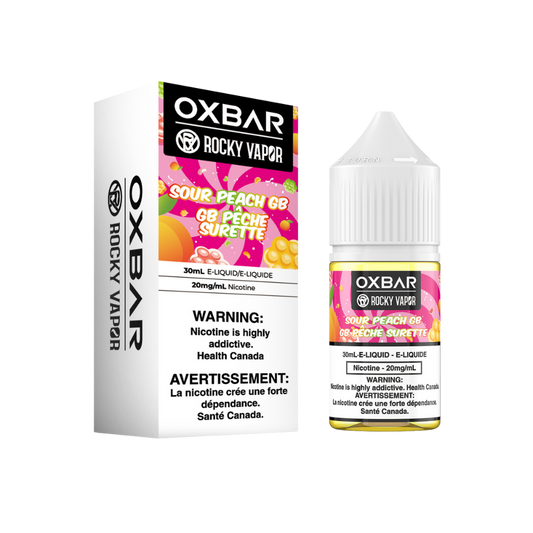 Oxbar Rocky Vapor E-liquids - Sour Peach GB 30ml