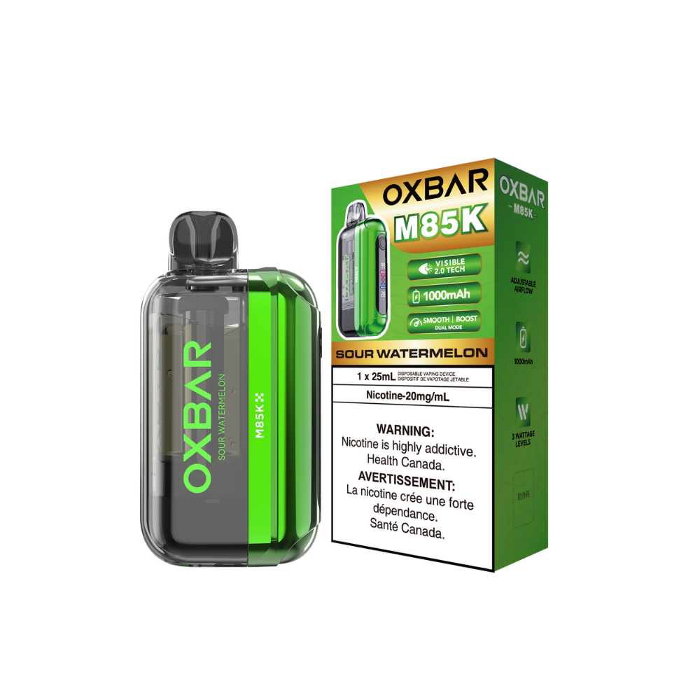 Oxbar M85K 85K Puffs - Sour Watermelon Rechargeable Disposable Vape 20Mg