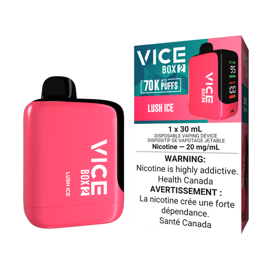 Vice Box 2  70k Puffs Lush Ice Rechargeable Disposable Vape 20Mg