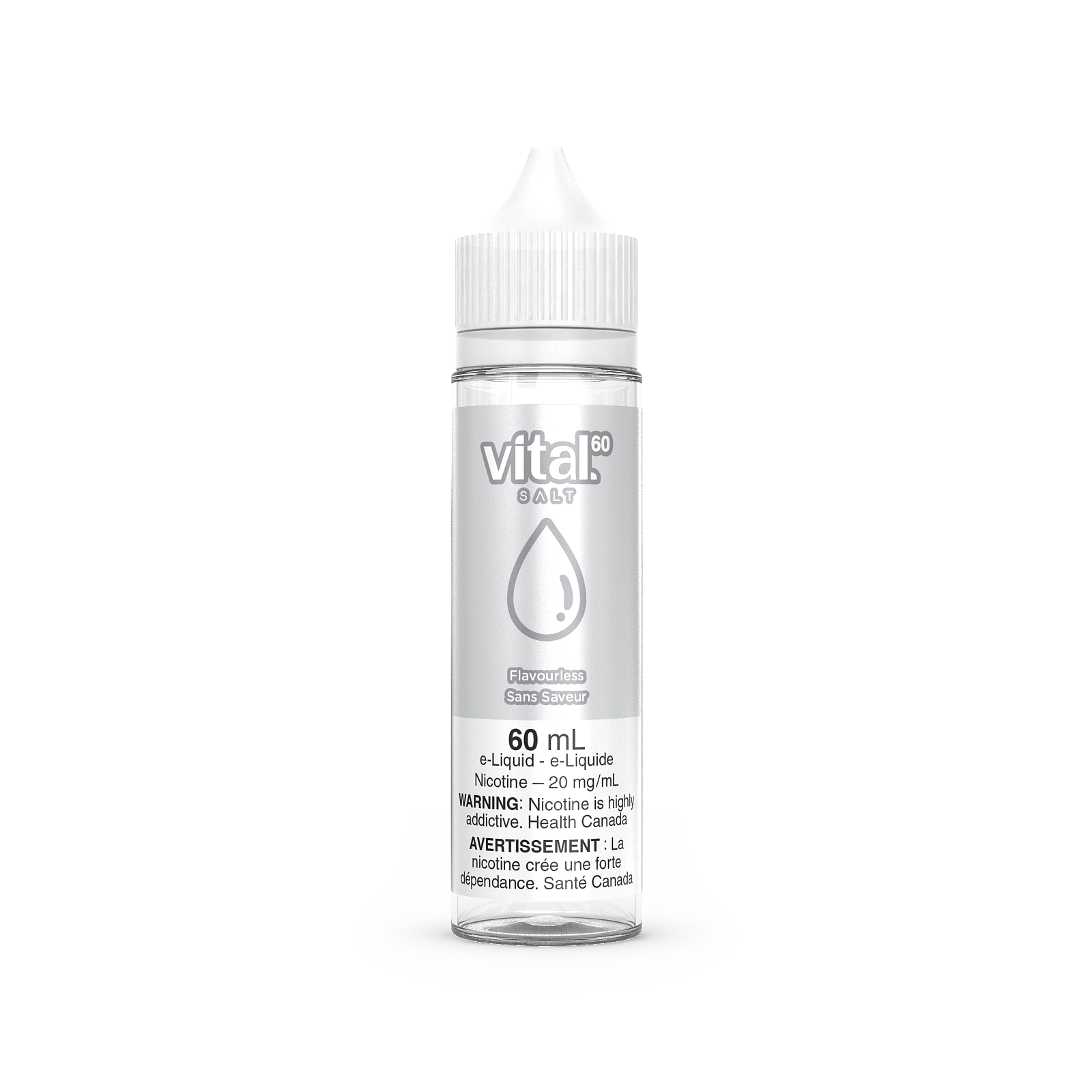 VITAL 60 FLAVOURLESS ABC Vape VITAL 60 FLAVOURLESS ABC Vape