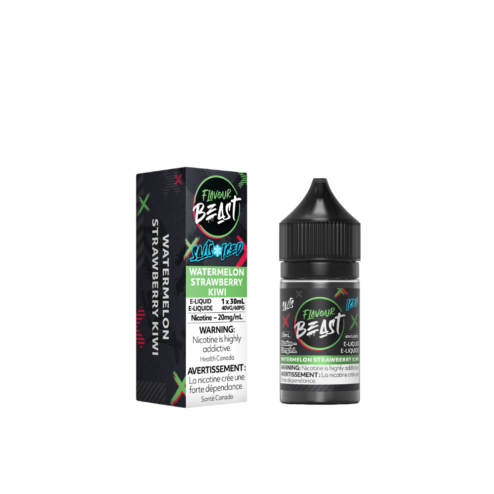 Flavour Beast 20mg Salts Iced - Watermelon Strawberry Kiwi