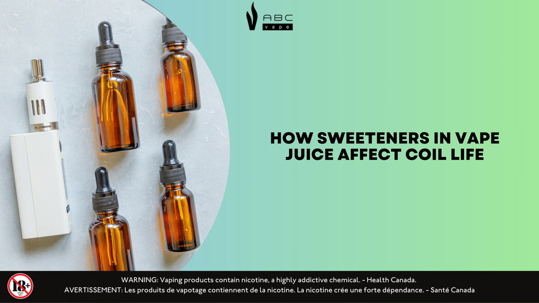 Comment les dulcorants dans le e-liquide affectent la dure de vie de ABC Vape Comment les dulcorants dans le e-liquide affectent la dure de vie de ABC Vape