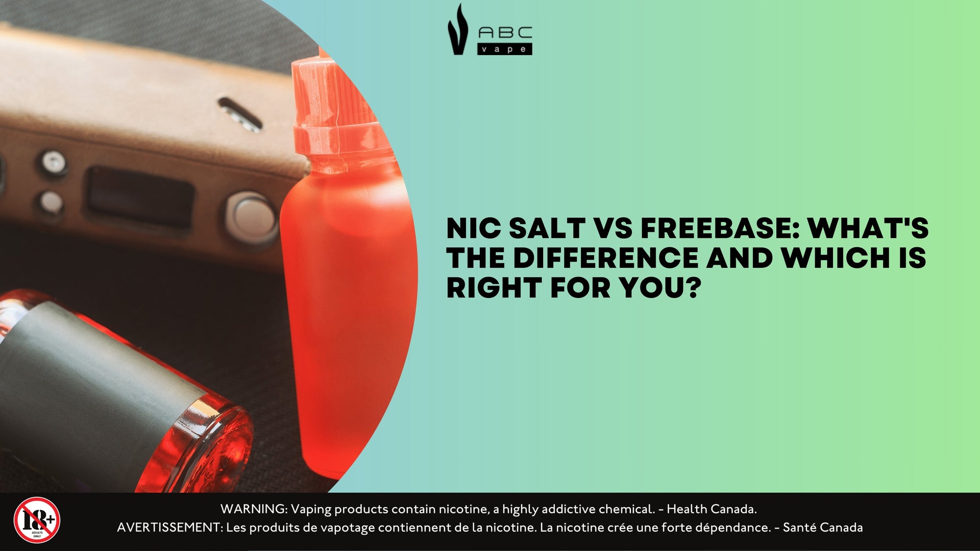 Nic Salt vs Freebase | Discover the Right Vape For You  ABC Vape