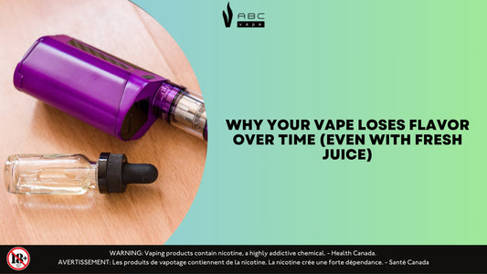 Why Your Vape Loses Flavor Over Time (Even with Fresh Juice)
