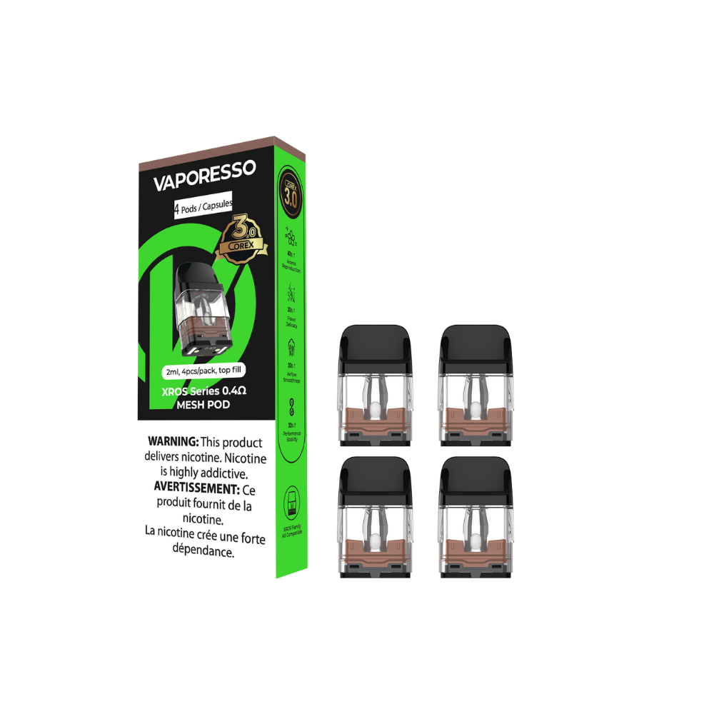 Cartouches de remplacement VAPORESSO XROS COREX 3.0 2ML