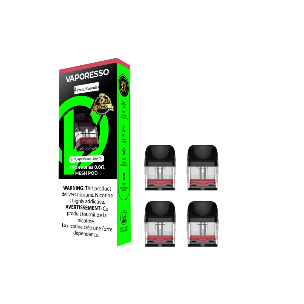 Cartouches de remplacement VAPORESSO XROS COREX 3.0 2ML