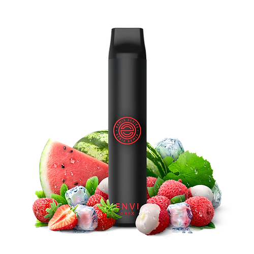 Envi APEX 2500 Puffs Lychee Pastèque Fraise Glacée Vape Jetable 20Mg