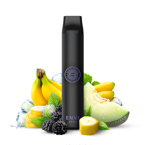 Envi APEX  2500 Puffs Banana Blackberry Melon Iced Disposable Vape  20Mg