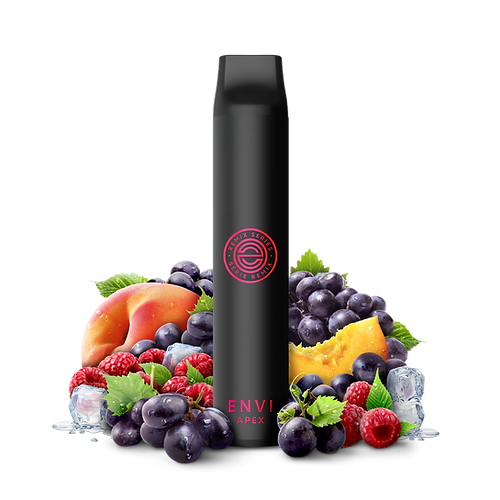 Envi APEX 2500 Puffs Grape Raspberry Iced Disposable Vape 20Mg