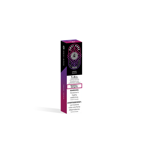 Envi APEX 2500 Puffs Vape jetable au raisin 20 mg