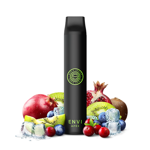 Envi APEX  2500 Puffs Kiwi Pomegranate Berry Iced  Disposable Vape  20Mg