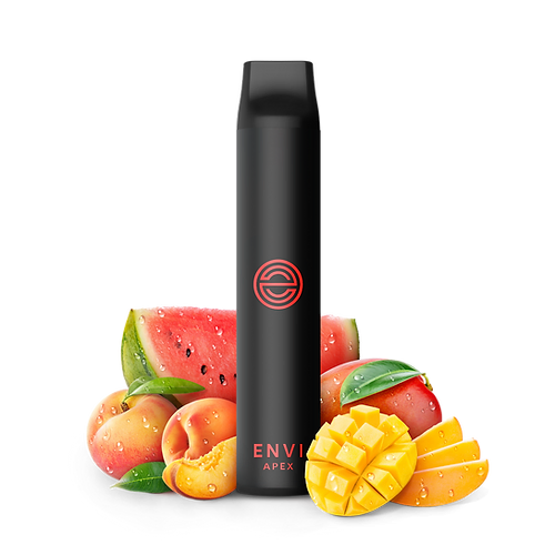 Envi APEX 2500 Puffs Mangue Pêche Pastèque Vape Jetable 20Mg