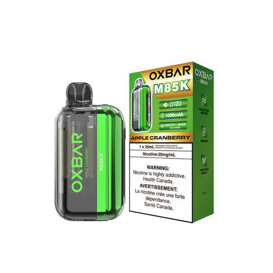 Oxbar M85K 85K Puffs - Apple Cranberry Rechargeable Disposable Vape 20Mg