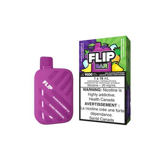 Flip Bar 9K - Banana Blackberry Ice & Mango Pineapple Ice