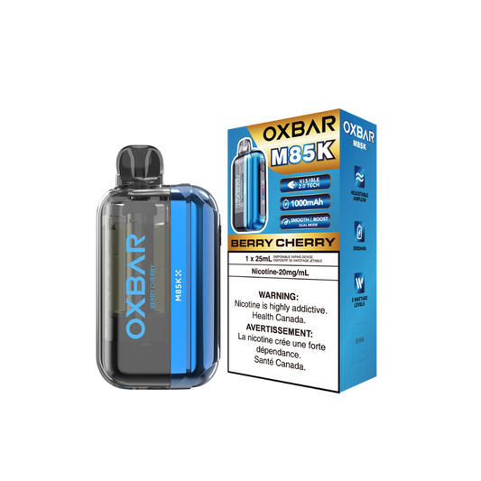 Oxbar M85K 85K Puffs - Berry Cherry Rechargeable Disposable Vape 20Mg