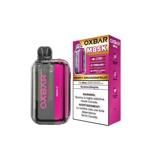 Oxbar M85K 85K Puffs - Berry Dragonfruit Rechargeable Disposable Vape 20Mg