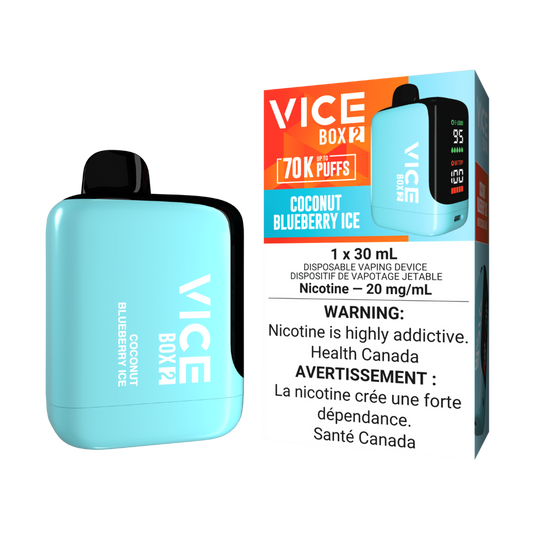 Vice Box 2  70k Puffs Coconut Blueberry Ice Rechargeable Disposable Vape 20Mg